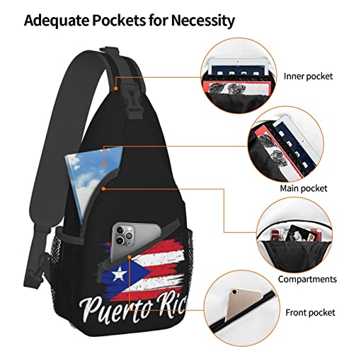 Puerto Rico Casual Daypack Bag Puerto Shoulder Bag Chest Bags Picnic Crossbody Bag Travel Hiking4