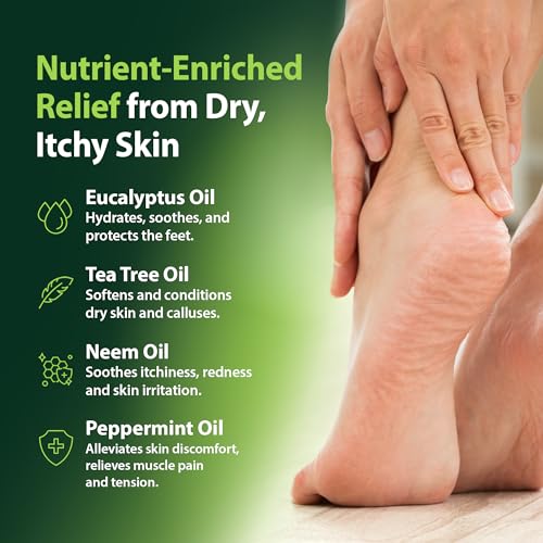 Derma-Nu Foot and Body Oil with Tea Tree Oil - Hydrating Foot Care and Foot Spa for Cracked Heel Repair - Soothes Dry, Irritated Skin and Foot Odor - (4oz) - Image 3