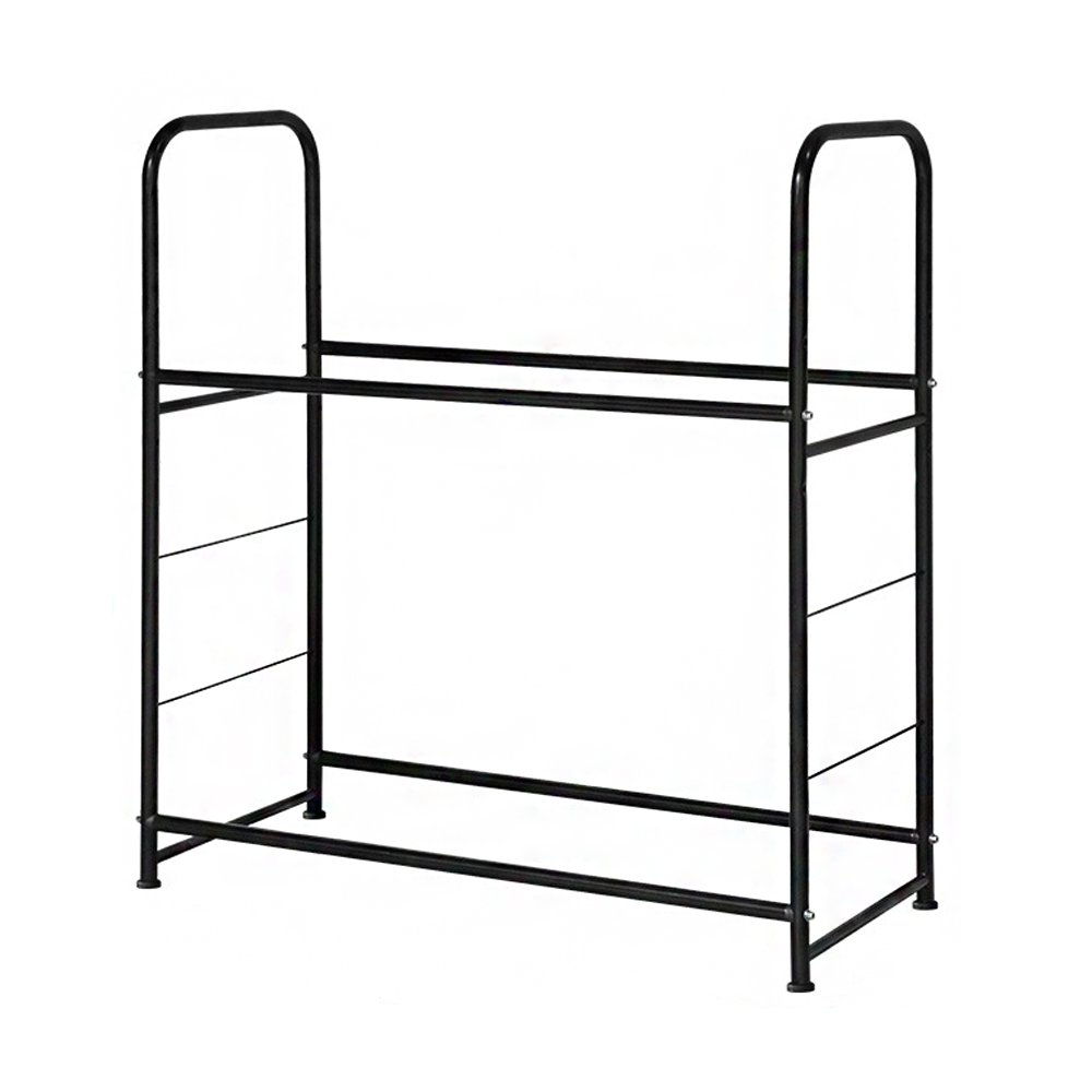 Froadp 107×46×117cm Scaffale Portagomme in Acciaio, Costruzione d'acciaio Tyre Rack in Due Strati per 8 Pneumatici, Supporti per Cerchioni, Scaffalatura Carico di 180KG per Garage Officina Magazzino