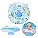 Salvagente Neonato, Anello di Nuoto per Bambini da 6 Mesi a 3 Anni, Seggiolino Piscina per Bambini, Giocattoli per Piscina, Aiuto per il Nuoto del Bambini con due Maniglie e Fori di Trazione