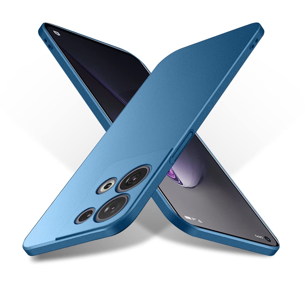 Bastmei for Oppo Reno8 Pro 5G/Reno 8 Pro 5G Case,Extremely Light Ultra-Light Super Slim Camera Protection Hard PC Cover Case for Oppo Reno8 Pro 5G 6.7 inches(Gravel Blue)