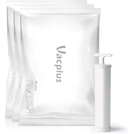 Amazon Co Jp Vacplus ふとん圧縮袋 3枚組 130 100cm ポンプ付き 終身交換承り 防塵防湿 カビ ダニ対策 敷布団収納可 布団圧縮袋 掃除機対応 収納 引越し 衣替え 真空パック シンプル シリーズ Diy 工具 ガーデン