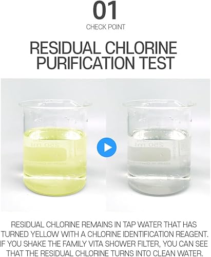 Miniatura 6 de BUNiO Filtro de agua de ducha de vitamina familiar (rosa de boda)