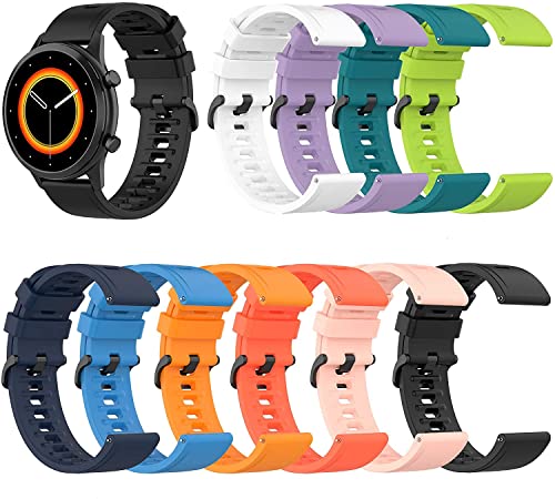 FitTurn 10 correas de silicona compatible Xiaomi Watch 2 Pro 22MM miniatura 2