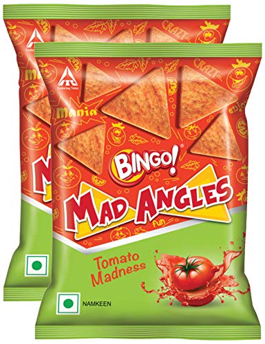 Spar Combo - Bingo Mad Angles, Tomato Madness, 90g (Pack of 2) Promo Pack (B07K8T5NJQ) Amazon Price History, Amazon Price Tracker