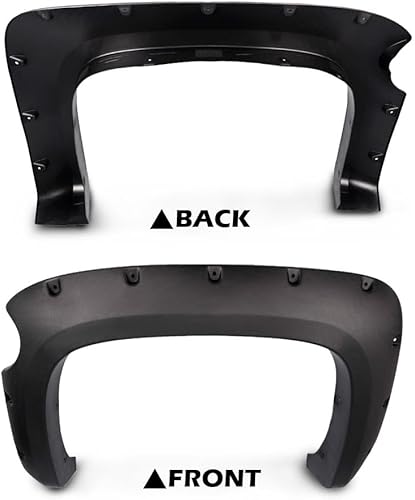 Vista 22 de G-PLUS Guardabarros compatibles con Chevy Silverado GMC Sierra 1500 2500 3500 y HD (modelos clásicos 07) solo se ajustan a Fleetside 78.0