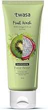 Twasa Dragon Fruit & Kiwi Fruit Face Wash For Brightening, Hydrating & Glowing Skin | Gentle Cleanser With Antioxidants & Vitamin C | Reduces Dullness & Improves Skin Texture | For Men & Women – 100ml