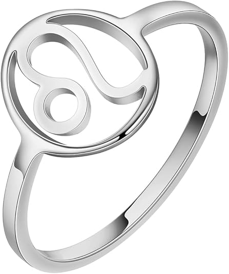 12 Zodiac Constellation Ring for Women Girls, 36L Stainless Steel Rings for Women Silver Gold Rings for Women Aries Gifts for Women Handmade Rings Zodiac Finger Ring Jewelry for Women Girls