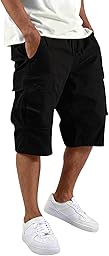 Shorts et Bermudas Homme Décontracté Chino Coton Jogging Court Homme Short Cargo Ete Bermuda Pantalon avec Poches