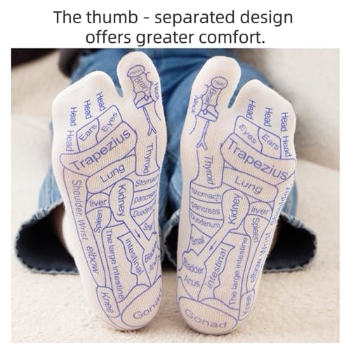 2 Sets Acupressure Socks with Tools and Gloves Set,reflexology Socks with Tools,foot Massage Socks with Trigger Point Massage Tool,acupuncture Socks,pressure Point Socks Suitable for Men and Women