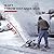 Enhulk Snow Shovel, 20V | 12-Inch | 4-Ah Cordless Snow Blower, Battery Powered Snow Blower with Directional Plate & Adjustable Front Handle (4-Ah Battery & Quick Charger Included)