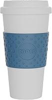 Copco Acadia 16oz Insulated Travel Mug: Leak-Proof Double-Wall BPA-Free Tumbler for Hot/Cold Drinks, Cup Holder Compatible (Blue)