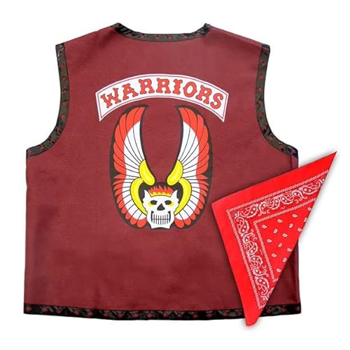 Costume Agent Warriors Vest and Bandana Set Halloween Movie Gang