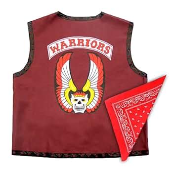 トップス universal studios movie costume vest Amazon.com: Costume Agent Warriors Vest and Bandana Set