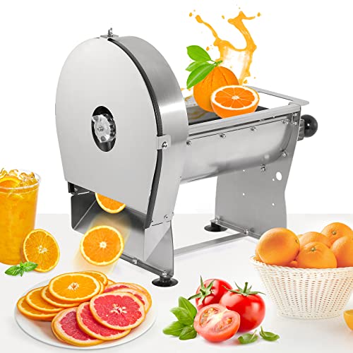 WICHEMI Electric Vegetable Slicer Commercial Friut Slicer Lemon Cutter