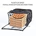 OLYDON Insulated Heated Delivery Bag with Handle - Portable Microwave Food Warmer, Collapsible Grocery Boxes - Picnic Lunch Pizza Container for Food Transport