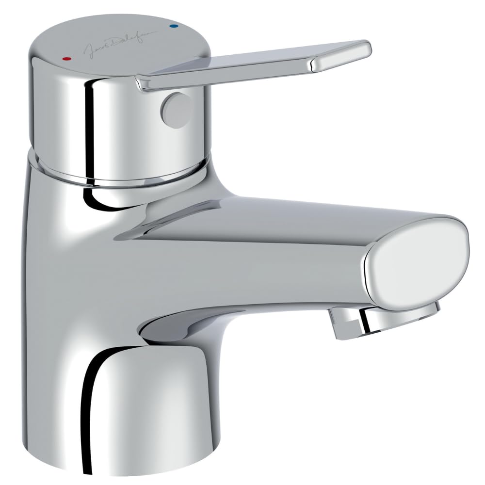 JACOB DELAFON EO basin mixer without waste chrome, Silver