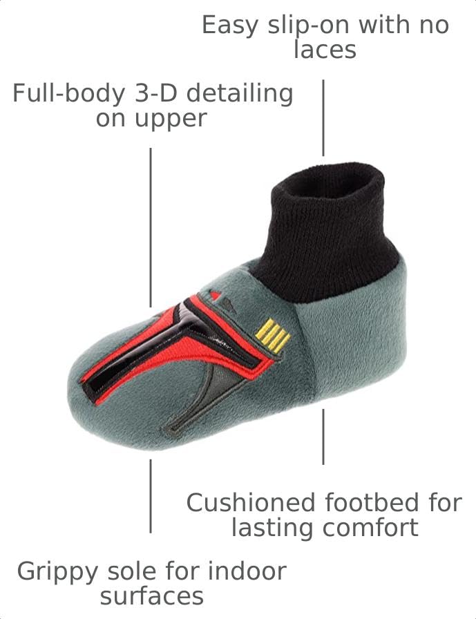 Image of STAR WARS Slippers, Boba Fett, Darth Vader, Stormtrooper, Chewbacca, Kids and Adults Indoor Costume Cosplay Slipper