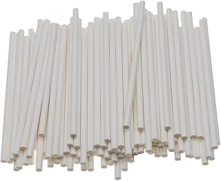 Cake Pop Sticks, 4"x 4/25" 100pcs Thicker Lollipop Sticks Paper for Sucker Candy Chocolate