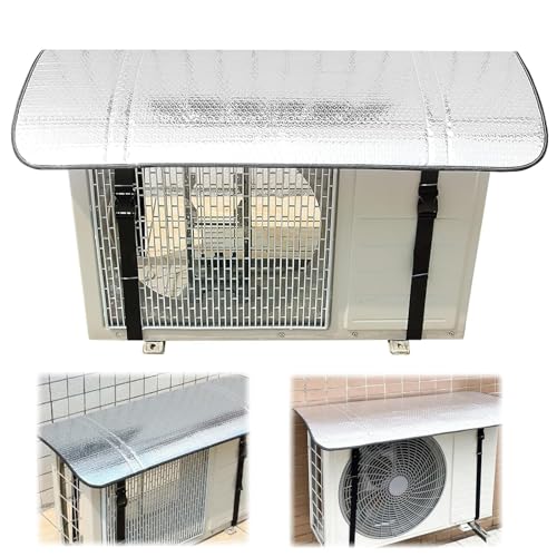 Image of Split AC Cover for Outdoor Unit, Heat-Insulated, Weather-Resistant Protection, Extend Lifespan, Boost Energy Efficiency