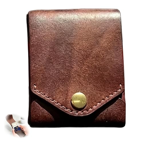 Image of Wallet for Men, The Wallet Store Purse for Men, Compact Leather Card Holder for Business Professionals, Travel and Daily Commuting, Dimensions 11x9x2.5cm