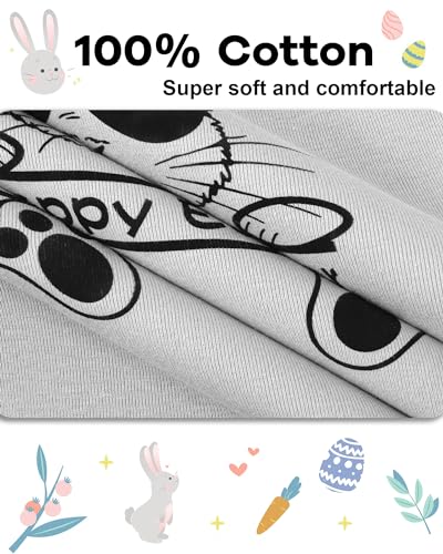 Image of DAUGHTER QUEEN Boys Pajamas 4 Pieces Long Set 100% Cotton Sleepwear Size 18 Months-12 Years