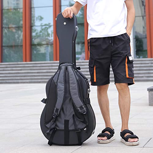 Shiwaki Etui Guitare Etui Double Bandoulière Harnais Noir - Les Beatles, Paul McCartney, John Lennon, RIngo Starr, George Harrison Shiwaki Etui Guitare Etui Double Bandoulière Harnais Noir – Image 4