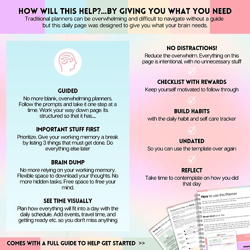 Neurodivergent ADHD Daily Planner - Stay Organized & Focused - Image 7