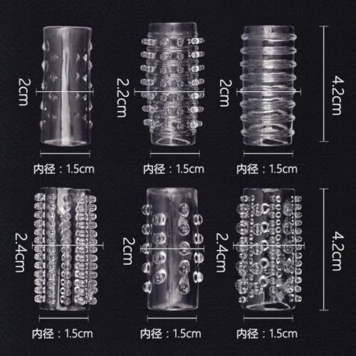 ペニスサック アダルトグッズ 男性用 12個セット コックリング ペニスリング ペニスサック イボ付き TPE製 ぺ二スリング 通明でサイズと形違うペニスさっくペニス装着グッズ 防水 - 画像2