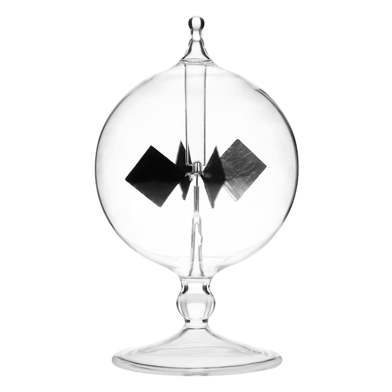iplusmile Crookes Crystal Solar Solar Solar Potencia Solar Cristal de Viento Spinning Vile de Viento de Cristal para la decoración de Escritorio a