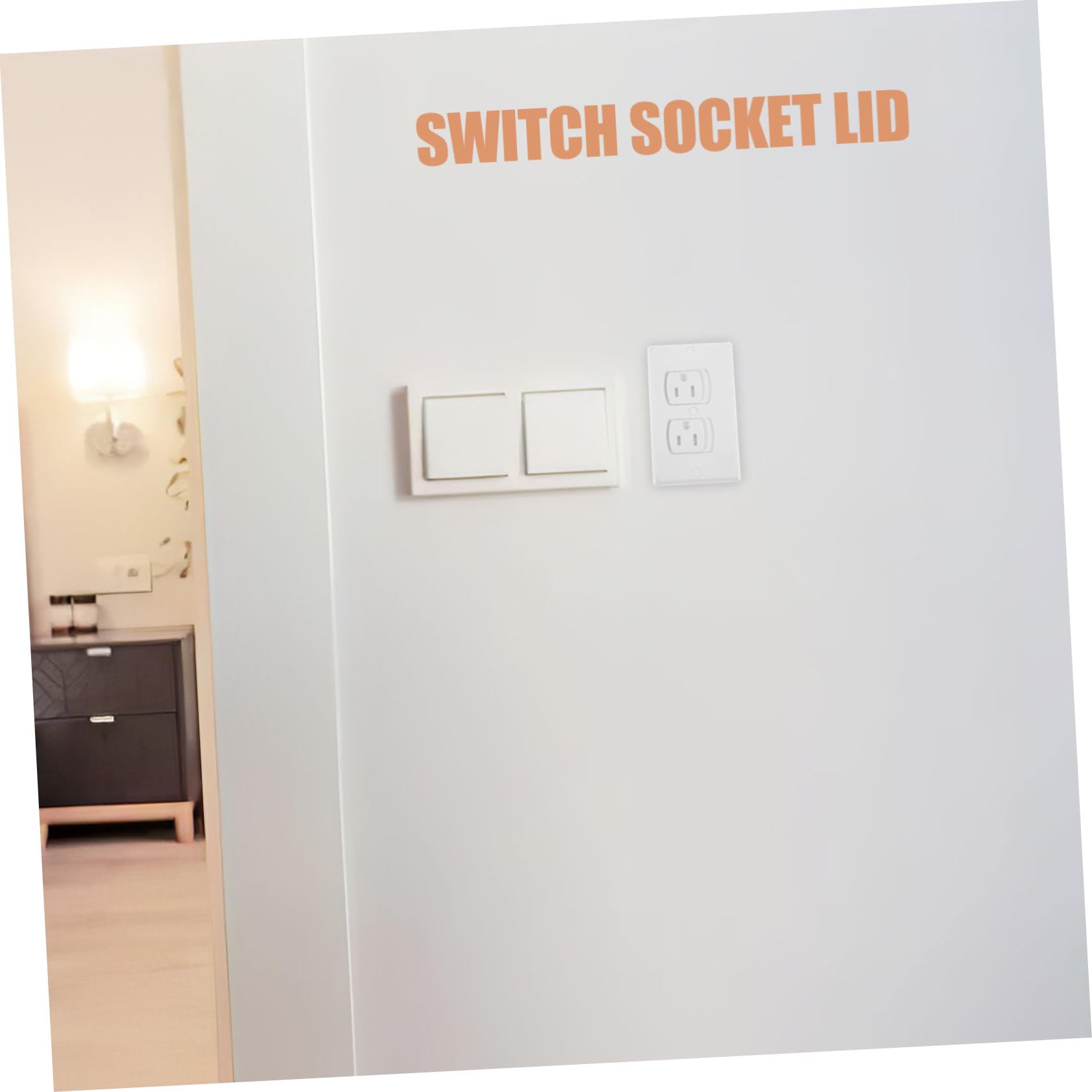 UPKOCH 10piezas Tapas Para Enchufes De Pared Antidescarga Eléctrica Con Cierre Automático Protectores De Tomas De Corriente Para Bebés Material Seguro