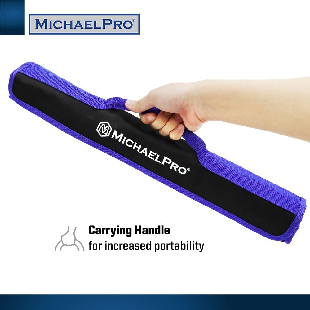 MichaelPro MP001213 7Pc Extra Long Bolt Extractor Wrench Set (Metric) | 6-Point Rounded Box End Nut & Bolt Remover | Rounded, Stripped, Thin Bolt & Nut Remover