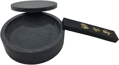 Miniatura 3 de easyou piedra de tinta para caligrafía china piedra natural Wavy con tapa