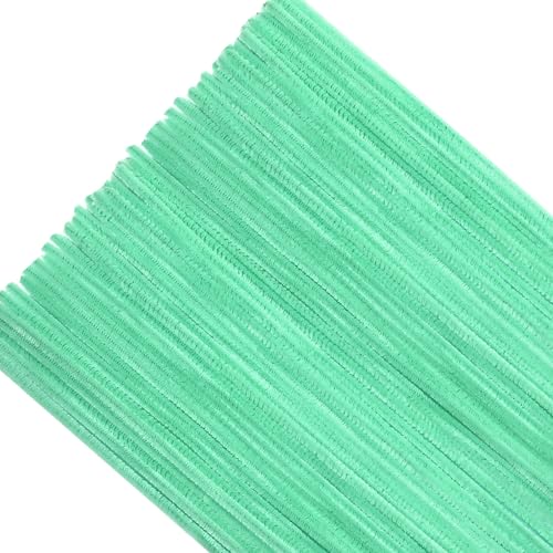 TOAOB Fil Chenille 100pcs Tiges de Fils Chenille Pâle Cure Pipes Cleaner Couleurs Assorties Cleaners Crafts Set 6mm x 300mm pour DIY Artisanat Décoration Fournitures Loisirs Creatifs - vue 8