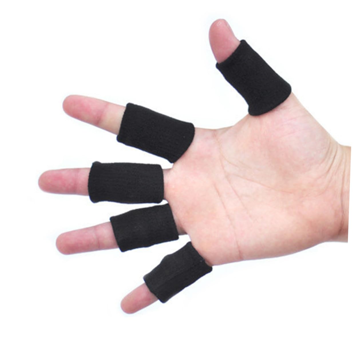 HAPINARY 10pcs Protector Thumb Protector Sports Sleeves Sleeve Support Basketball Thumb Brace Protective Sleeve Thumb Splint for Thumb Black
