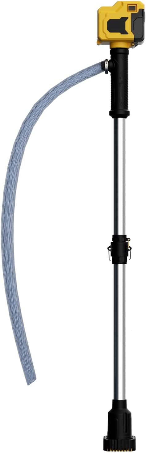 Cordless Stick Water Transfer Pump Compatible with Dewalt 20V Battery(Tool Only, No Battery), 720GPH Brushless Portable Deep Well Submersible Utility Sump Pump for Pool Garden Pond