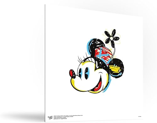 Miniatura 3 de Trends International Gallery Pops Disney Mickey and Friends - Paquete de arte de pared de Minnie Mouse Scribble (paquete de 3)