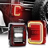 SPL LED Tail Lights Brake & Super Bright Reverse Lights Compatible with Jeep Wrangler JK/JKU 2007-20