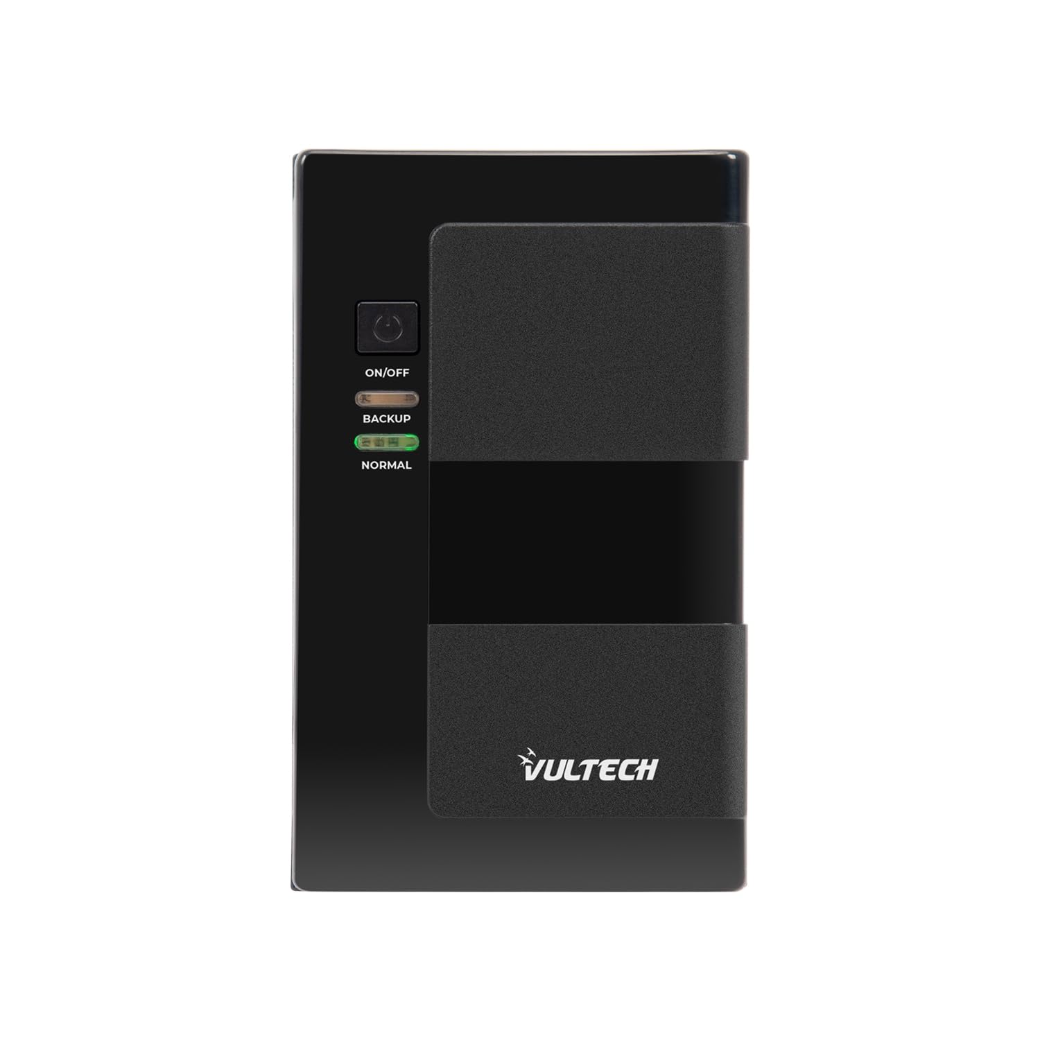 VulTech UPS650VA-LFP-NAS Gruppo di continuità UPS NAS desktop e Hard disk di rete, 650VA 350Watt al litio, Line Interactive, LED stato, 2 Prese 10-16A Schuko, Overload, AVR, Cortocircuito