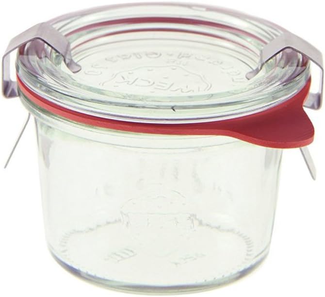 Weck Round Rim Mini Mould Jar, 80 ml, Transparent