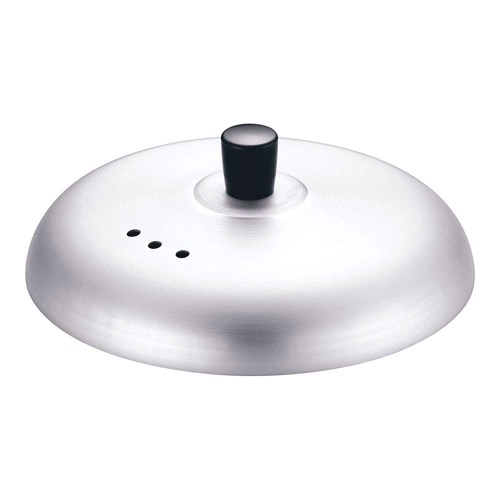Endo Shoji AOY1901 Parent and Child Pot Lid (Anodized Treatment), Large, Silver, Aluminum