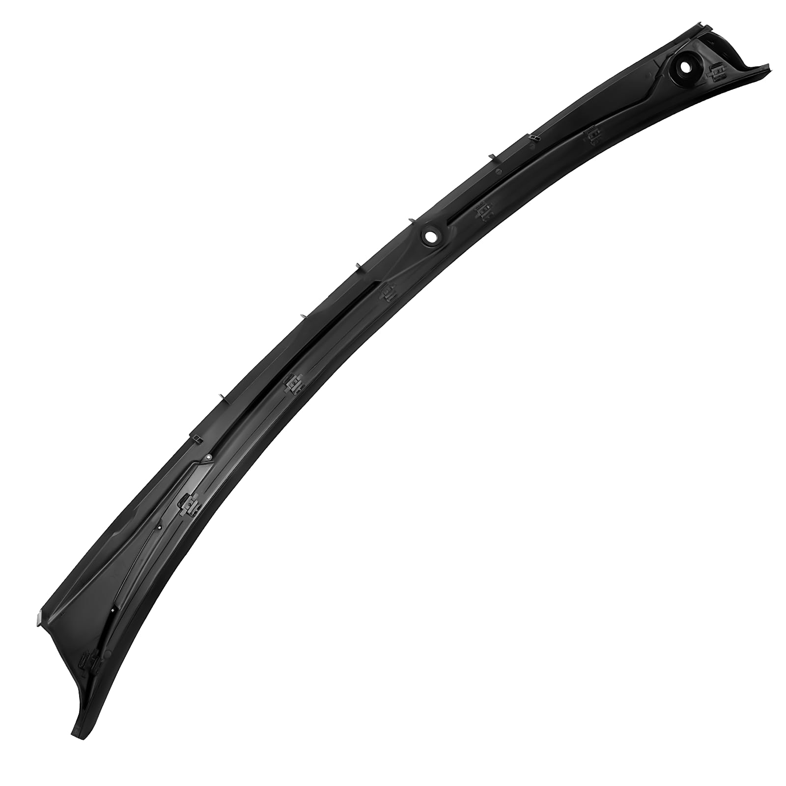 Windlauf Scheibenwischerabdeckung Vorne Schwarz 51718208483 Abdeckung-Scheibenwischerabdeckung Kompatibel mit BMW 3er E46 M3 323i 325i 330i