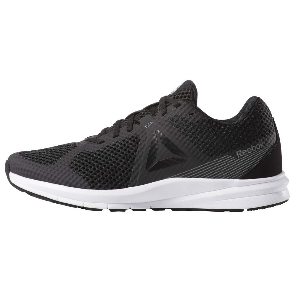 Reebok Men's Endless Road Running Shoe, Black/True Grey/White, 8 M US