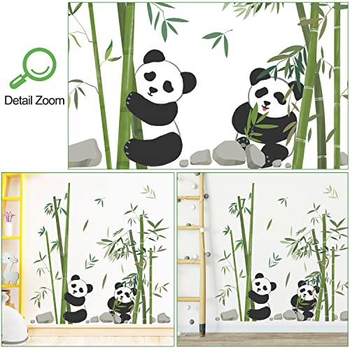 Vinilos Decorativos Panda Bamboo 2 hojas 30x90 cm miniatura 3