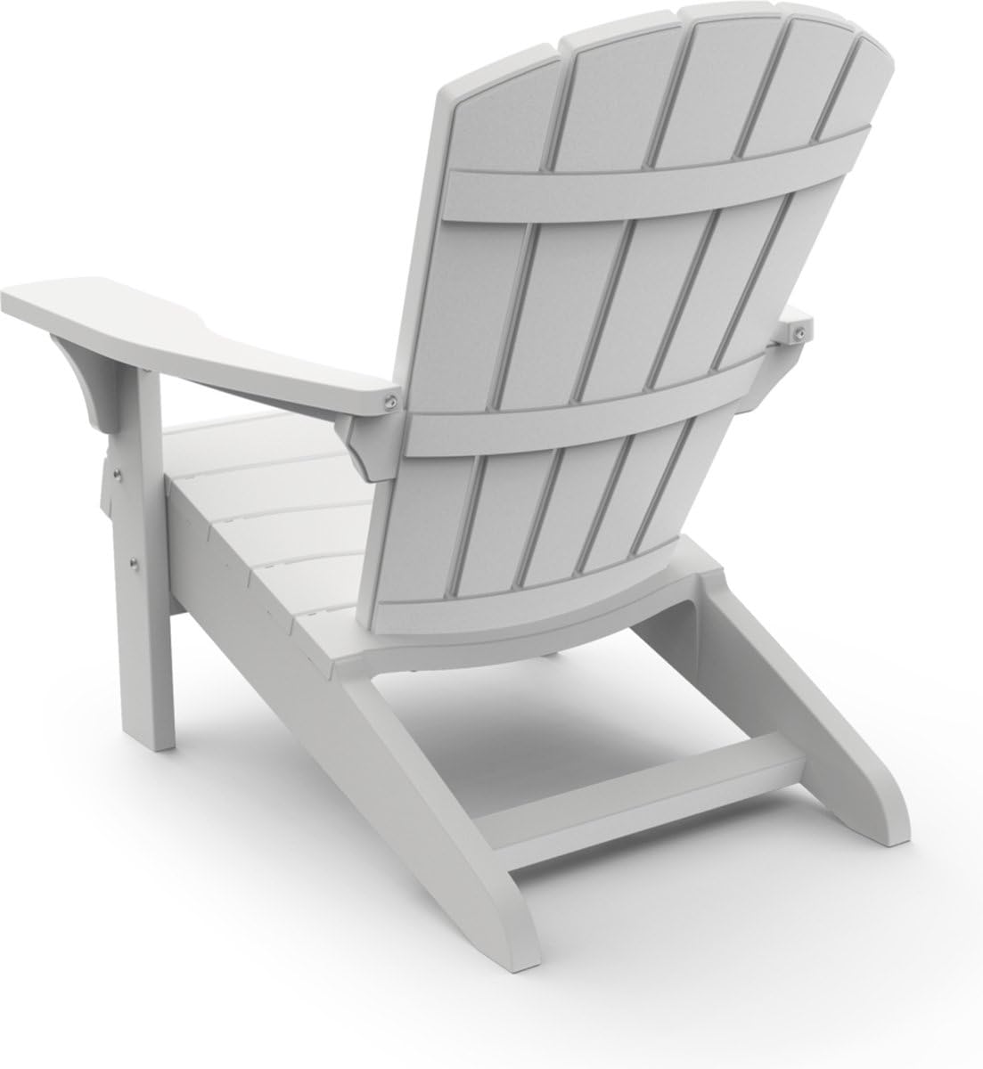 Keter - Chaise de Jardin Adirondack - Blanc - Style Bois
