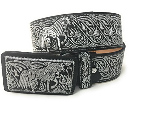 CINTO CHARRO BORDADO. WESTERN BELT. CINTURON VAQUERO PITIADO (44)