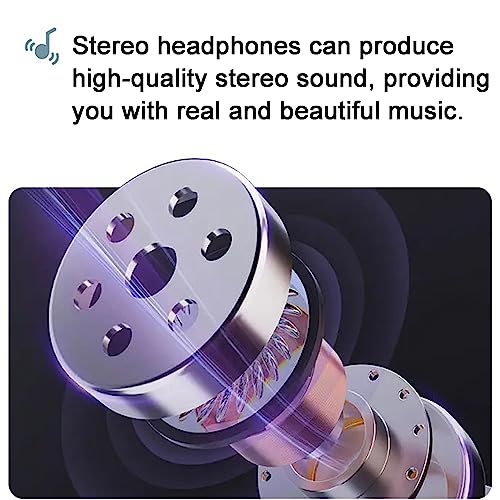 Samudgate Wireless Headphones, Single Open Ear Headphones with Earhook, Bluetooth 5.2 Air Conduction Earbuds, IPX4 Waterproof Noise Reduction Earbuds Sport Headphones for Running, Walking, Workout