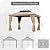TREATLIFE HOME 10'x12' Hardtop Gazebo for Outdoor Relaxation, Durable Wooden Coated Aluminum Frame with Double Roof and Privacy Curtains