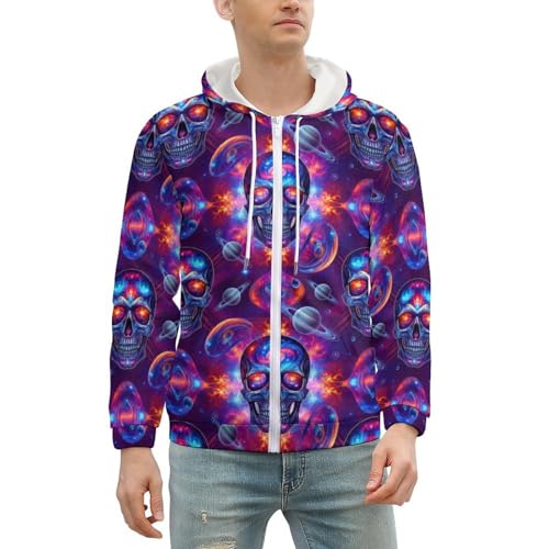 Sudadera con capucha y cierre para hombre miniatura 2