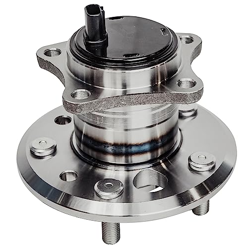 Image of Detroit Axle - 4pc Steering Knuckles Kit for 07-09 Toyota Camry [4-Wheel ABS], 2 Front Steering Knuckles & Wheel Bearing Hubs 2 Rear Wheel Bearing and Hubs 2007 2008 2009 Replacement